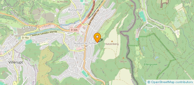 localisation de l'entreprise SCI JUPICARE  AUDUN-LE-TICHE