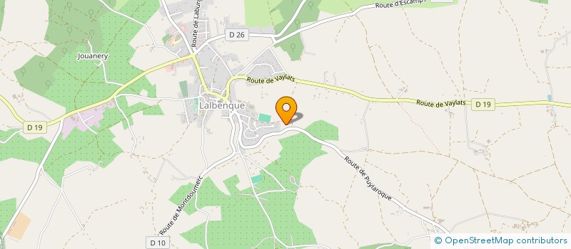 localisation de l'entreprise SCI JUPICLEA  LALBENQUE