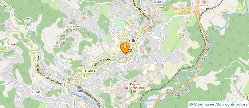 localisation de l'entreprise SCI JUPIERRE  TULLE