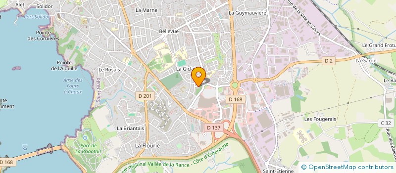 localisation de l'entreprise SCI JUPITER  SAINT-MALO
