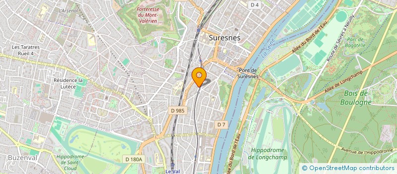 localisation de l'entreprise SCI JUPITER à SURESNES