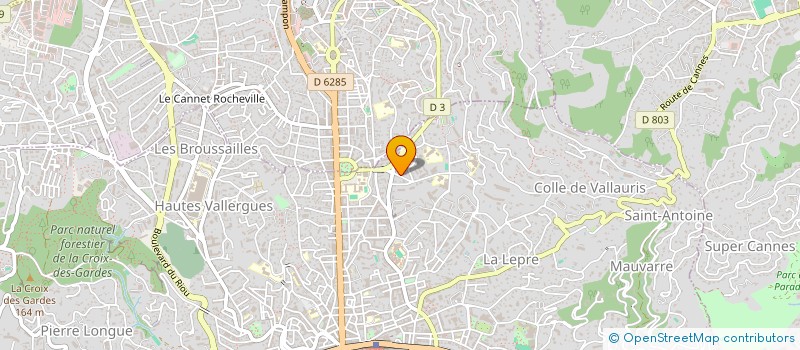 localisation de l'entreprise SCI JUPITER à CANNES