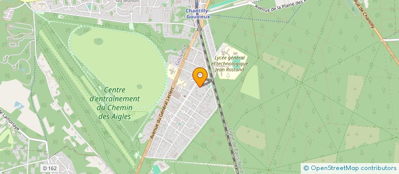 localisation de l'entreprise SCI JUPITER  CHANTILLY