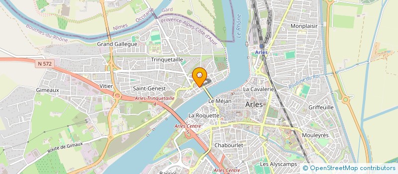 localisation de l'entreprise SCI JUPITER à ARLES