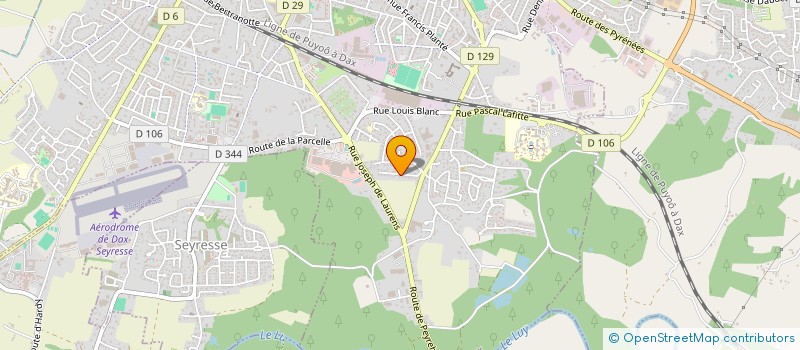 localisation de l'entreprise SCI JUPITER à DAX