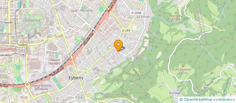 localisation de l'entreprise SCI JUPITER  POISAT