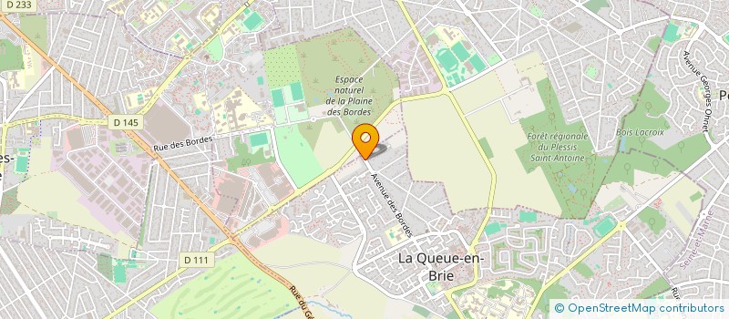 localisation de l'entreprise SCI JUPITER  LA QUEUE-EN-BRIE