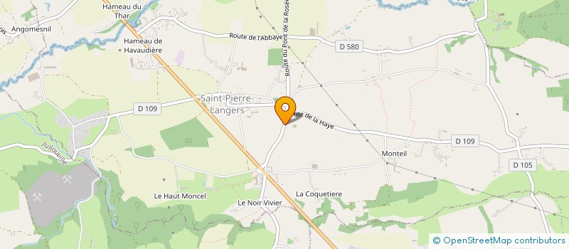 localisation de l'entreprise SCI JUPITER  SAINT-PIERRE-LANGERS