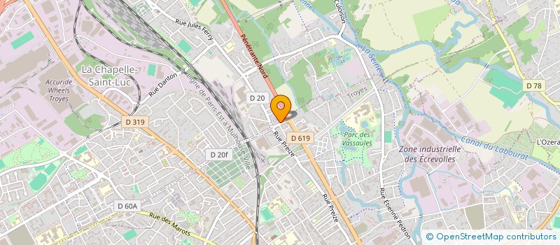 localisation de l'entreprise SCI JUPITER à TROYES