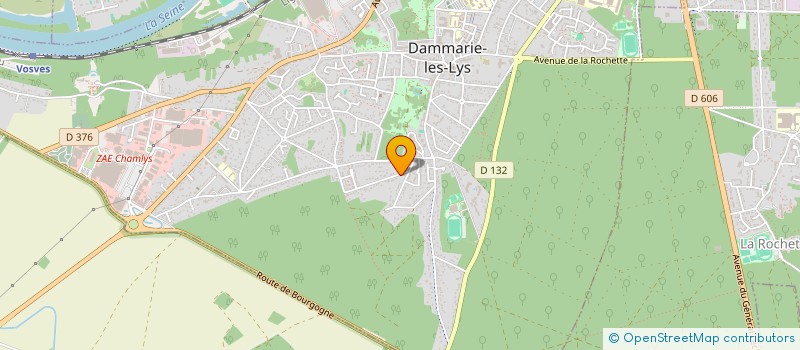 localisation de l'entreprise SCI JUPY à DAMMARIE-LES-LYS