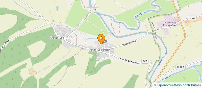 localisation de l'entreprise SCI JUPY à BUXIERES-SOUS-LES-COTES