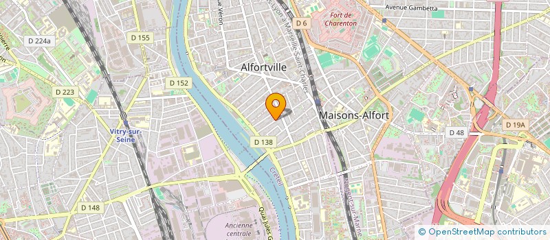 localisation de l'entreprise SCI JURAH à ALFORTVILLE