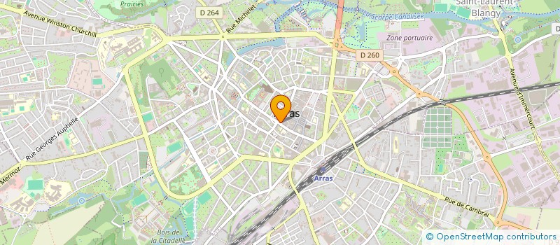localisation de l'entreprise SCI JURANORD à ARRAS
