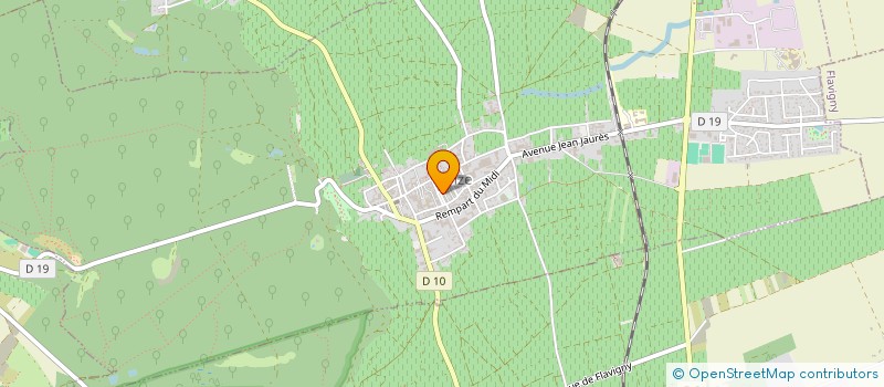 localisation de l'entreprise SCI JURAVIZE  AVIZE