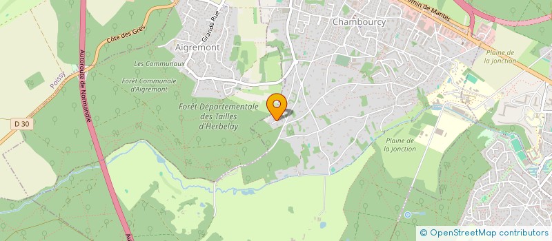 localisation de l'entreprise SCI JURCIK  CHAMBOURCY