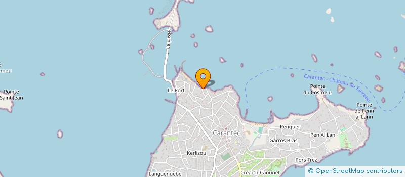 localisation de l'entreprise SCI JURIEN  CARANTEC