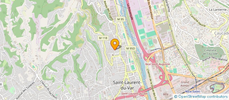 localisation de l'entreprise SCI JURIMMO à SAINT-LAURENT-DU-VAR