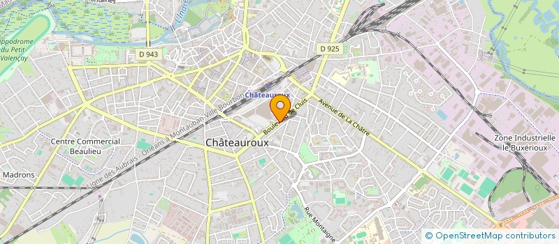 localisation de l'entreprise SCI JURIS à CHATEAUROUX