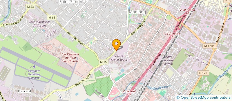 localisation de l'entreprise SCI JURIS COMPANS à TOULOUSE
