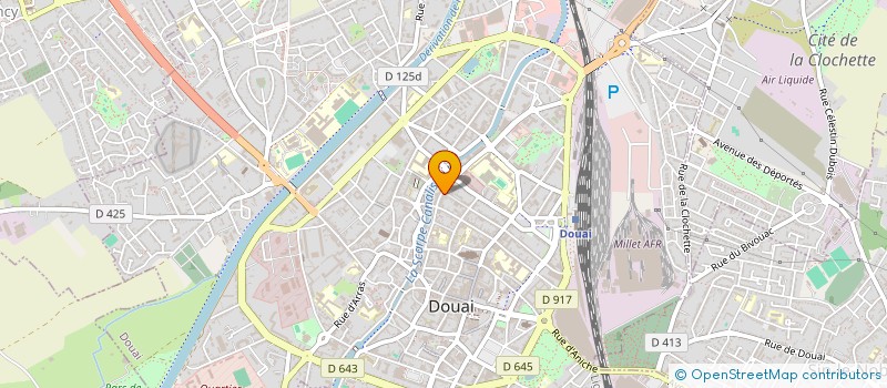 localisation de l'entreprise SCI JURIS IMMO à DOUAI