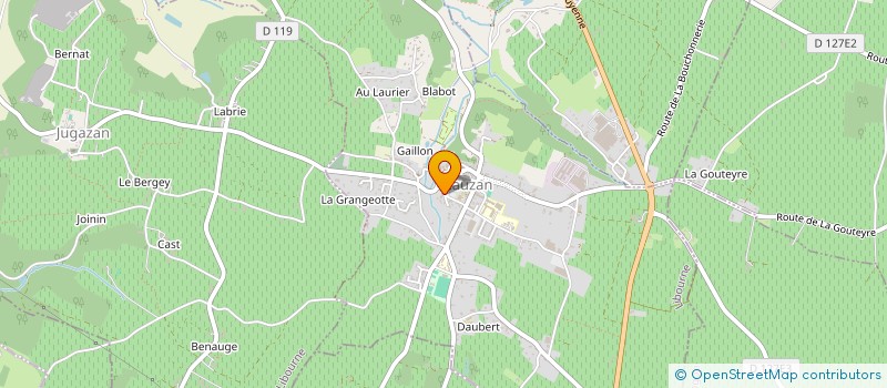 localisation de l'entreprise SCI JURISRAUZAN  RAUZAN