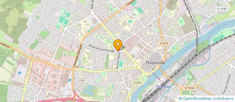 localisation de l'entreprise SCI JUROBE à THIONVILLE