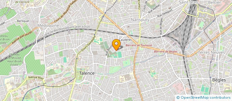 localisation de l'entreprise SCI JUROBEL  TALENCE