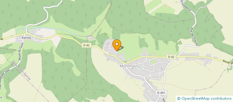 localisation de l'entreprise SCI JUROSA  MONTMAIN