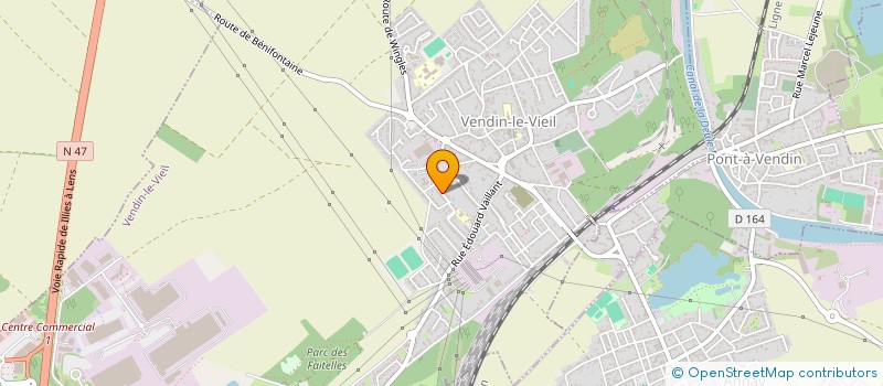 localisation de l'entreprise SCI JUSARO  VENDIN-LE-VIEIL