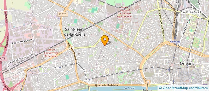 localisation de l'entreprise SCI JUSAYM à ORLEANS
