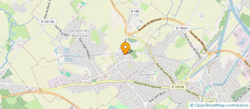 localisation de l'entreprise SCI JUSCAFI  VENDIN-LES-BETHUNE