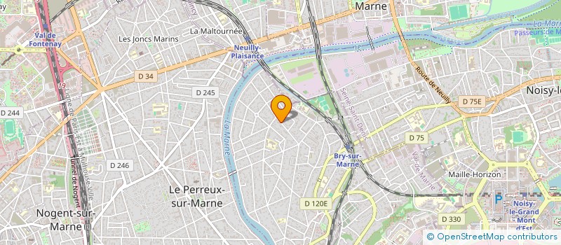 localisation de l'entreprise SCI JUSECA à BRY-SUR-MARNE