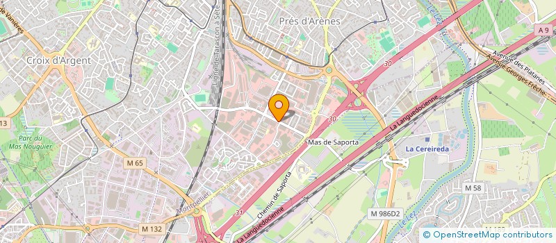 localisation de l'entreprise SCI JUSELEC à MONTPELLIER