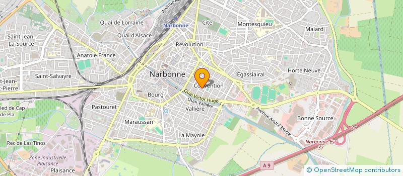 localisation de l'entreprise SCI JUSEPIT à NARBONNE