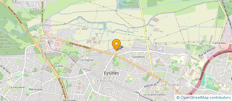 localisation de l'entreprise SCI JUSICA  EYSINES