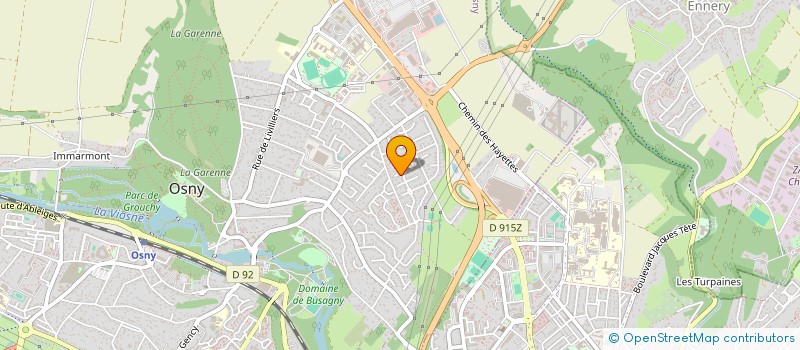 localisation de l'entreprise SCI JUSILOU  OSNY