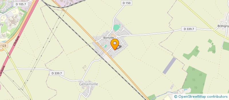 localisation de l'entreprise SCI JUSIMMO à GELLAINVILLE
