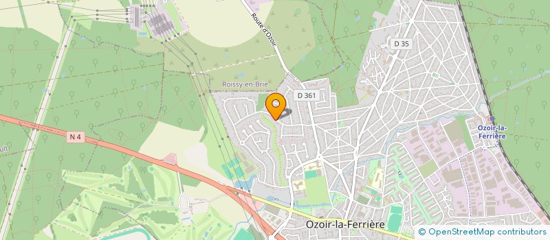 localisation de l'entreprise SCI JUSO à OZOIR-LA-FERRIERE