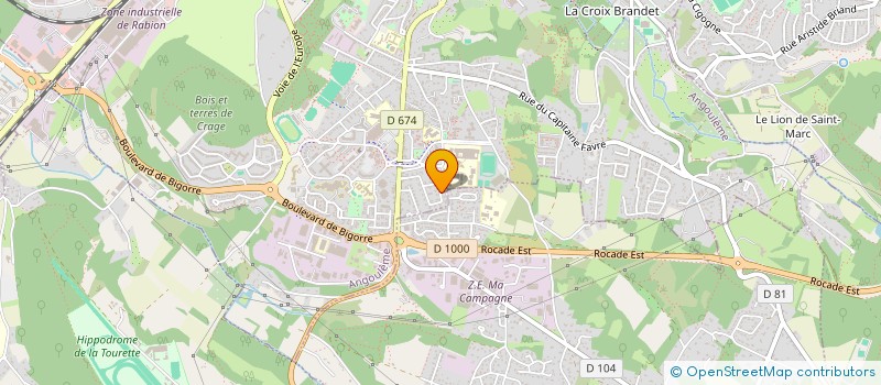 localisation de l'entreprise SCI JUSO à ANGOULEME