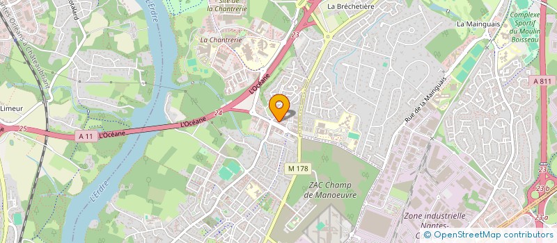 localisation de l'entreprise SCI JUSSEAUME GUIBERT à NANTES
