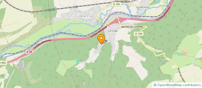 localisation de l'entreprise SCI JUSSIAU  VELARS-SUR-OUCHE