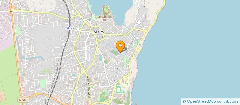 localisation de l'entreprise SCI JUSSIEU  ISTRES