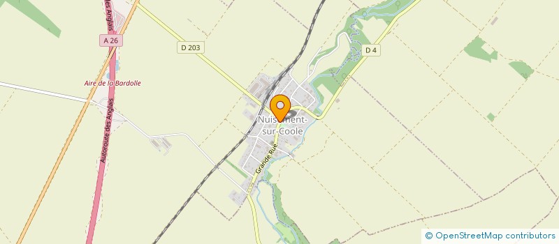 localisation de l'entreprise SCI JUSSLOC  NUISEMENT-SUR-COOLE