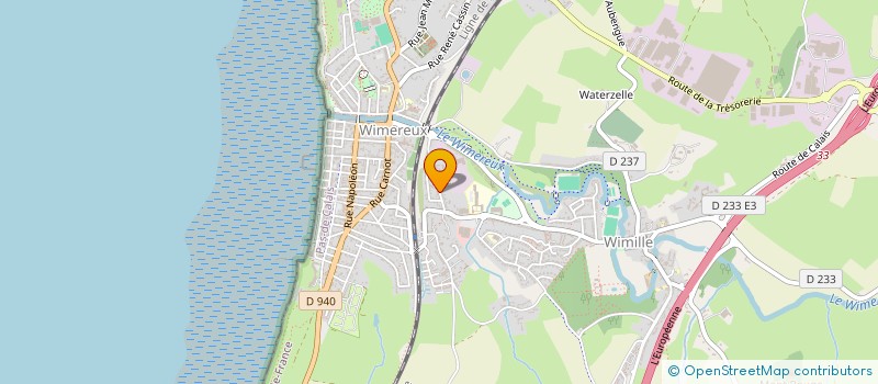 localisation de l'entreprise SCI JUST BE  WIMILLE