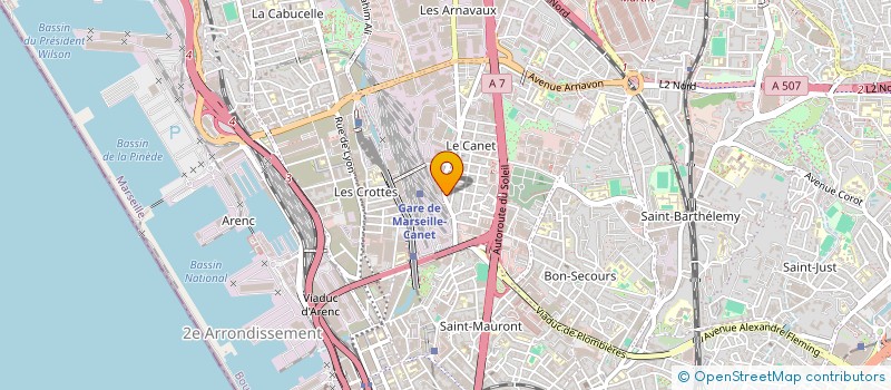 localisation de l'entreprise SCI JUST YOU à MARSEILLE