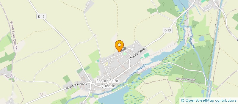 localisation de l'entreprise SCI JUSTE  ECOURT-SAINT-QUENTIN