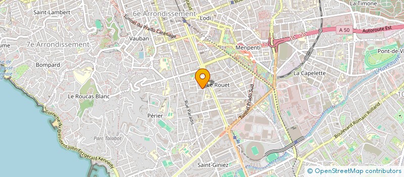 localisation de l'entreprise SCI JUSTE à AUBAGNE