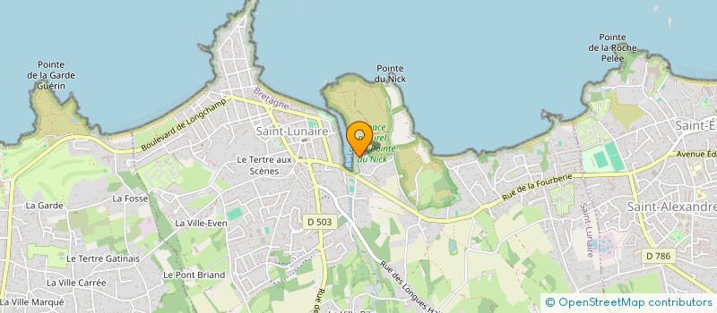 localisation de l'entreprise SCI JUSTE PAVI  SAINT-LUNAIRE
