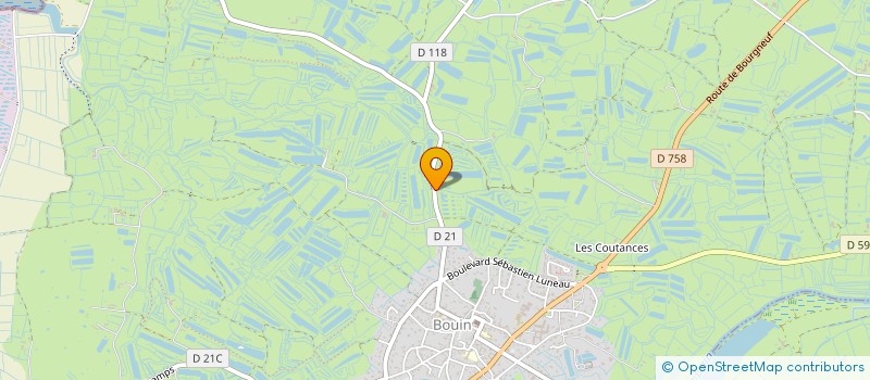 localisation de l'entreprise SCI JUSTE POUR AUJOURD'HUI  SAINT-JEAN-DE-MONTS