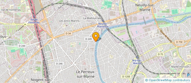 localisation de l'entreprise SCI JUSTEA  LE PERREUX-SUR-MARNE
